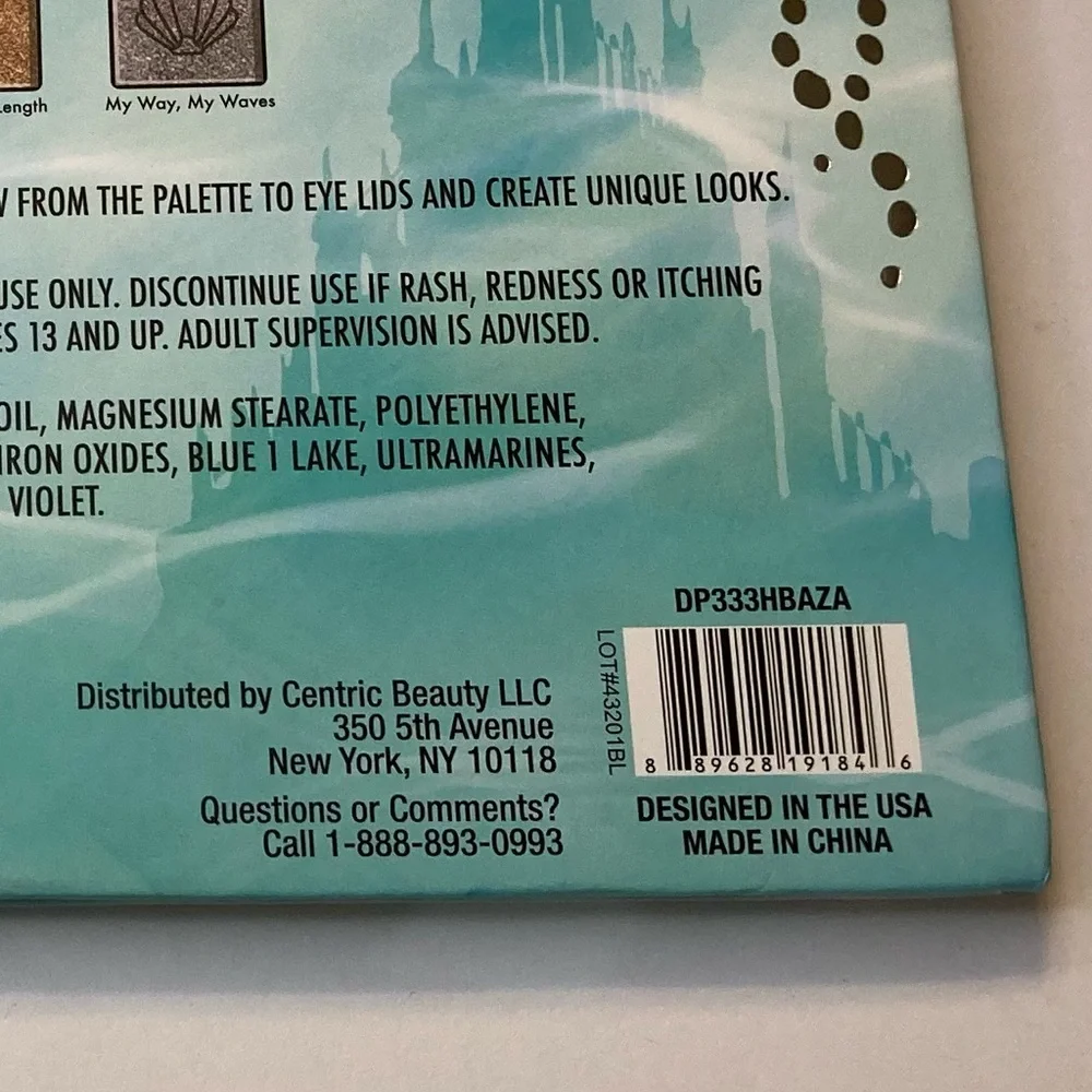Disney The Little Mermaid Eyeshadow Palette